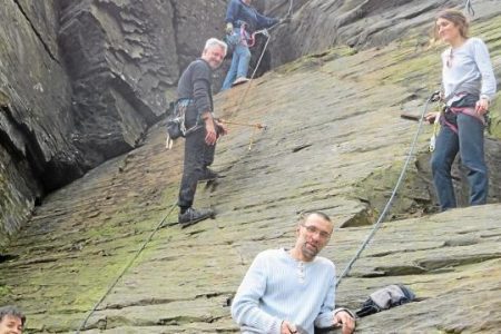 Un site naturel d’escalade à la Ville-au-Chef